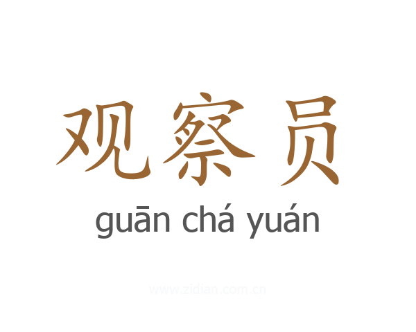 观察员