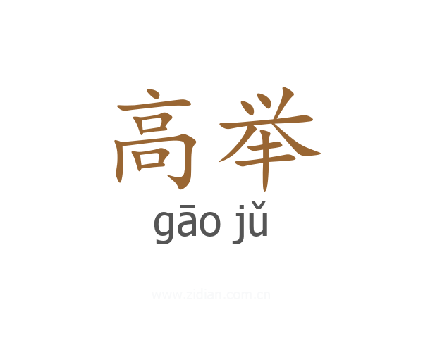 高举