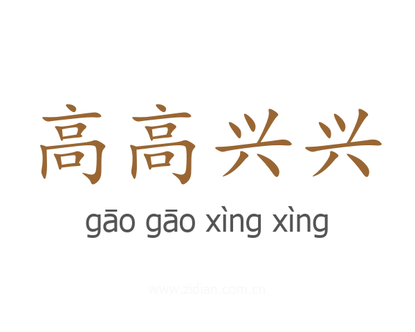 高高兴兴