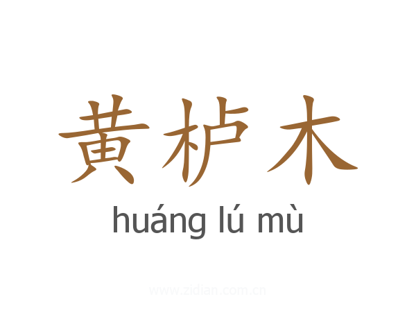 黄栌木