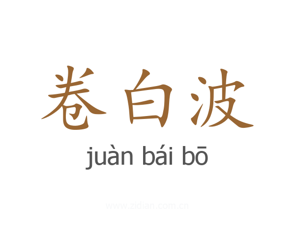 卷白波