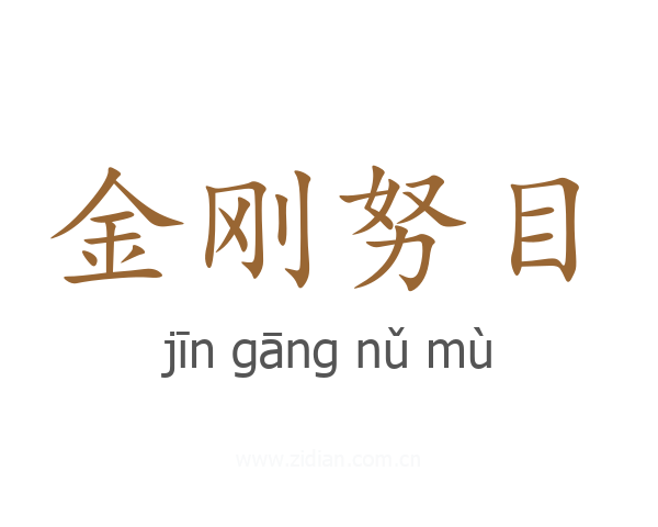 金刚努目