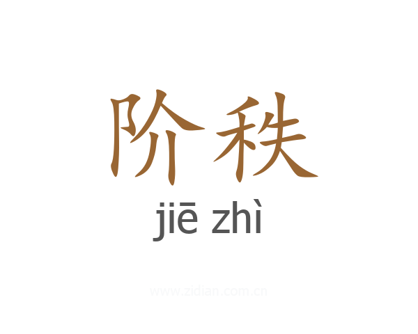 阶秩