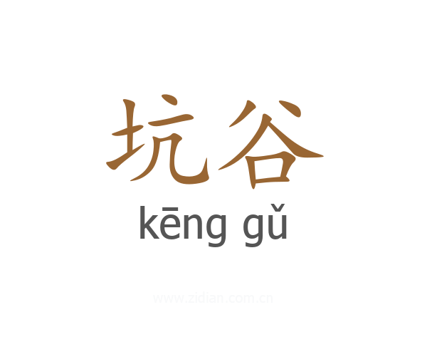 坑谷