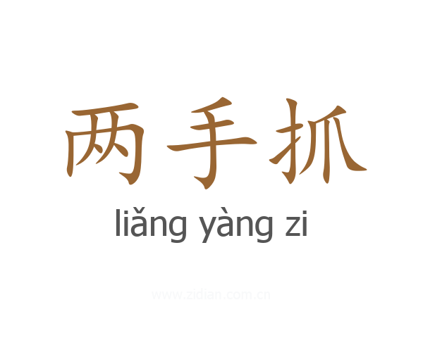 两手抓