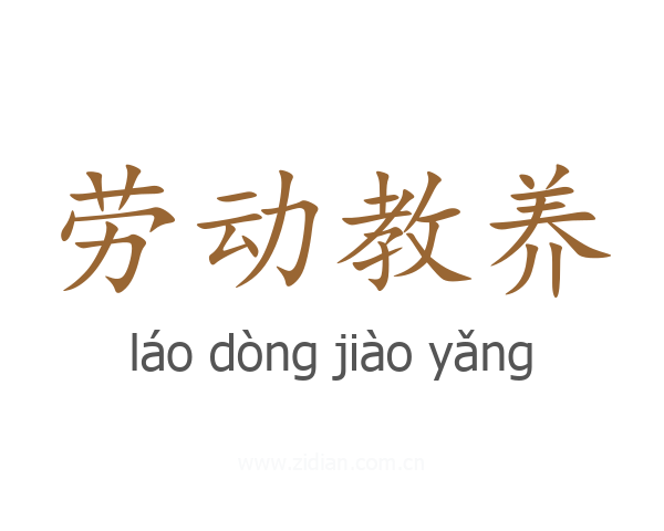 劳动教养