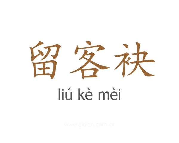 留客袂