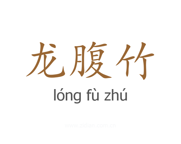 龙腹竹