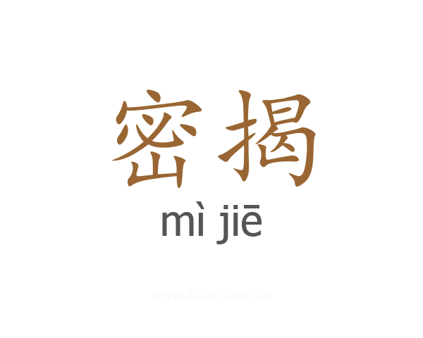 密揭