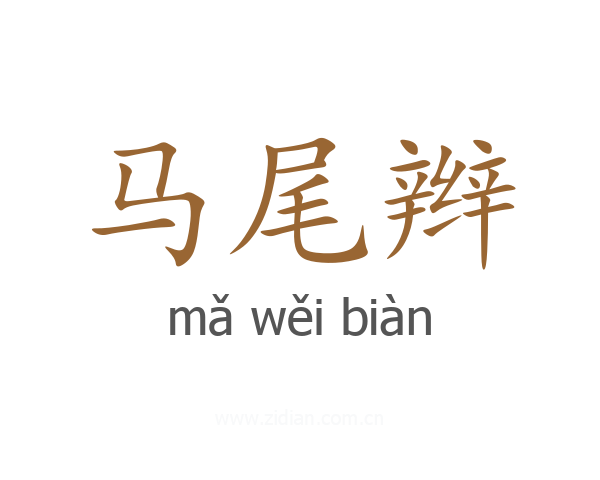 马尾辫
