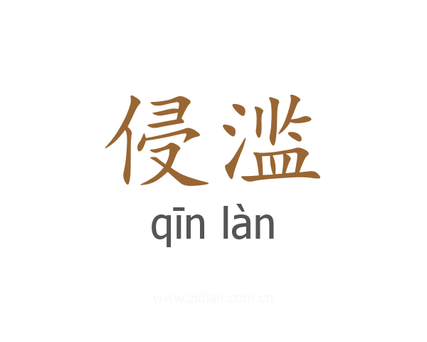 侵滥