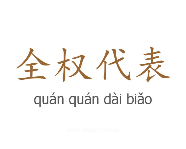 全权代表