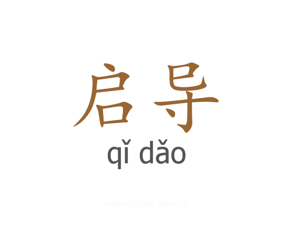 启导