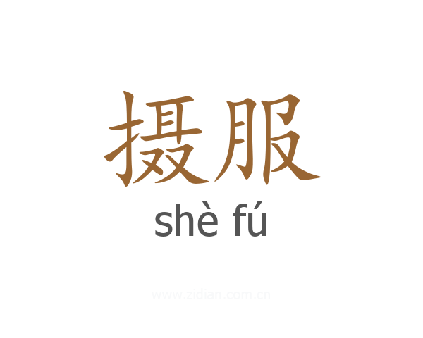 摄服