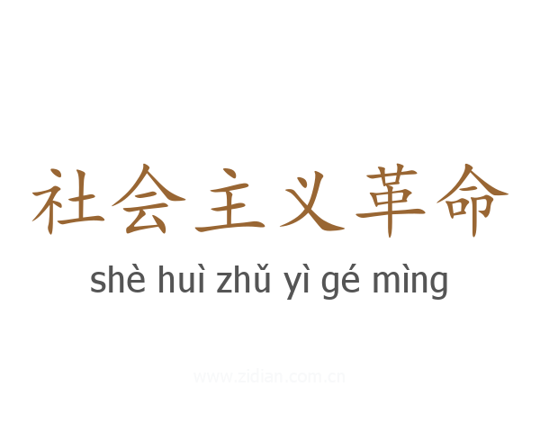 社会主义革命
