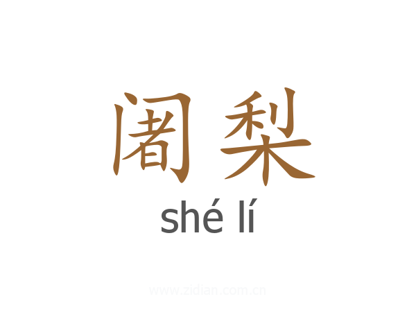 阇梨