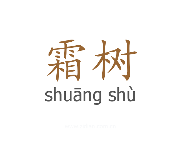 霜树