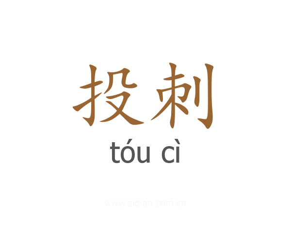投刺