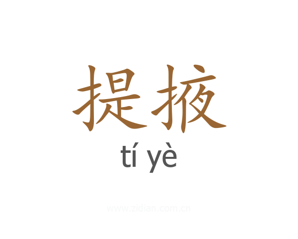 提掖