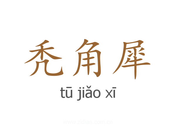秃角犀
