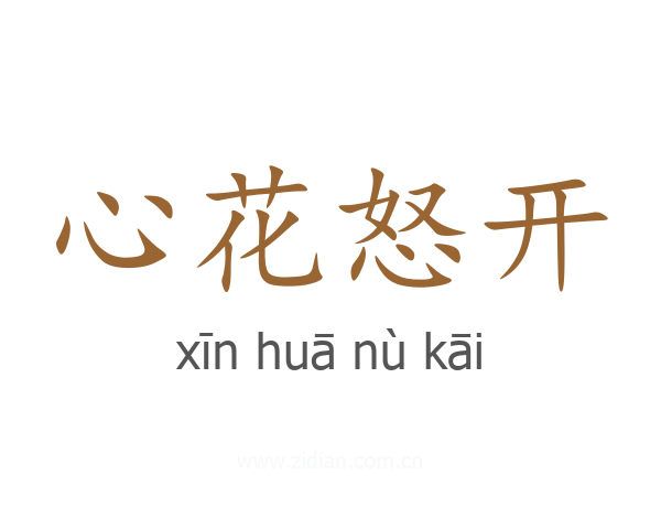 心花怒开