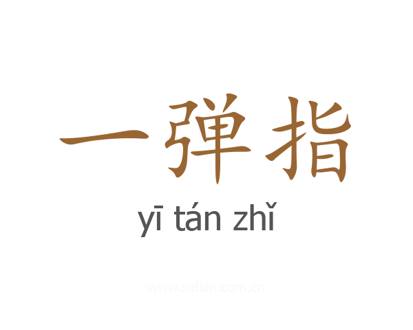 一弹指