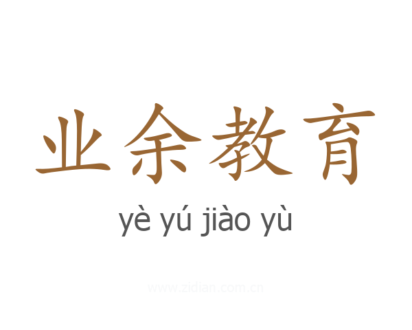 业余教育