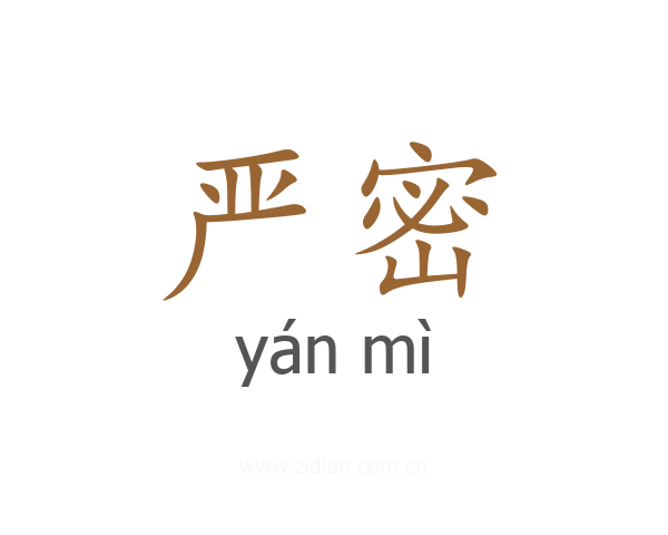 严密