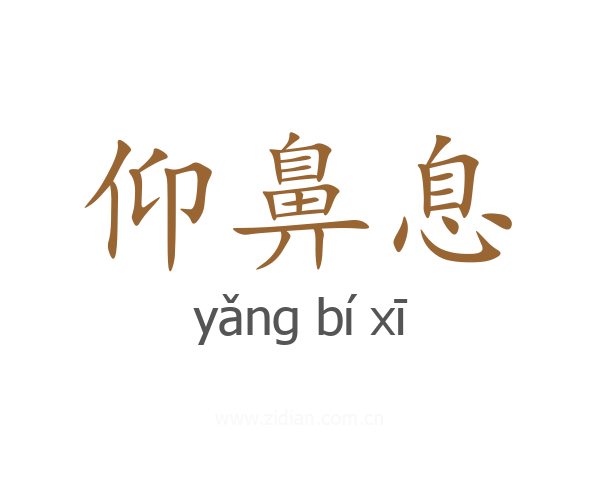 仰鼻息