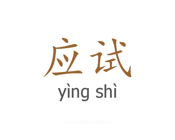 应试