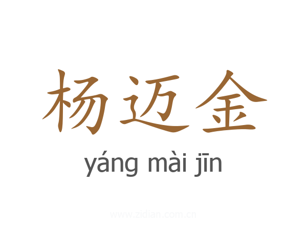 杨迈金