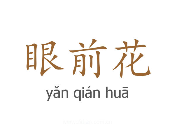 眼前花