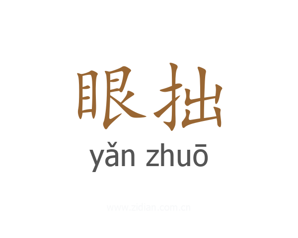 眼拙