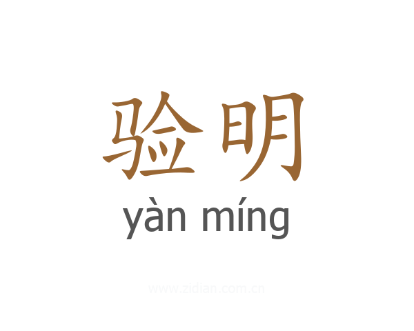 验明
