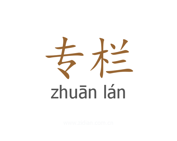 专栏