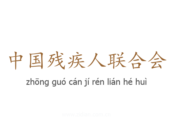 中国残疾人联合会