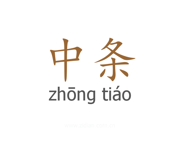 中条