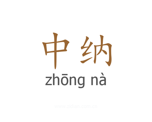 中纳