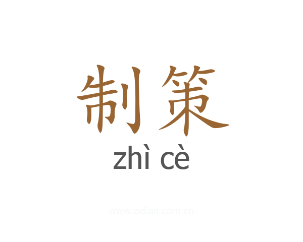 制策