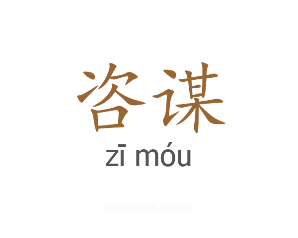 咨谋
