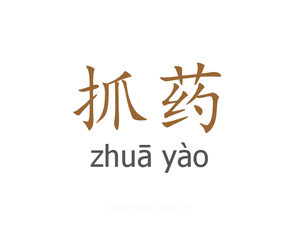 抓药