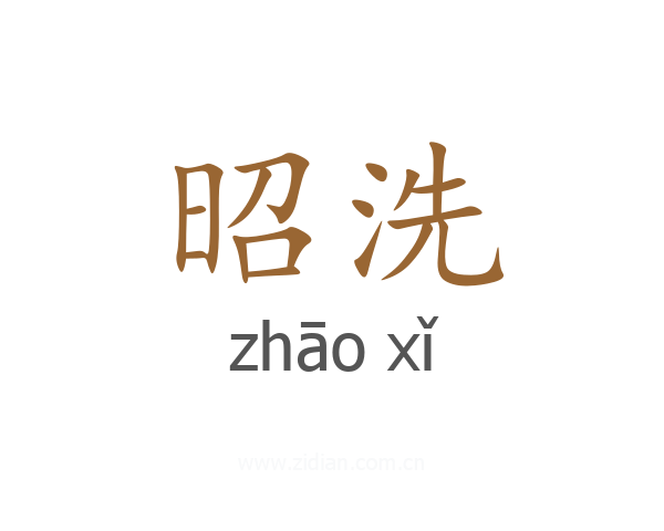 昭洗