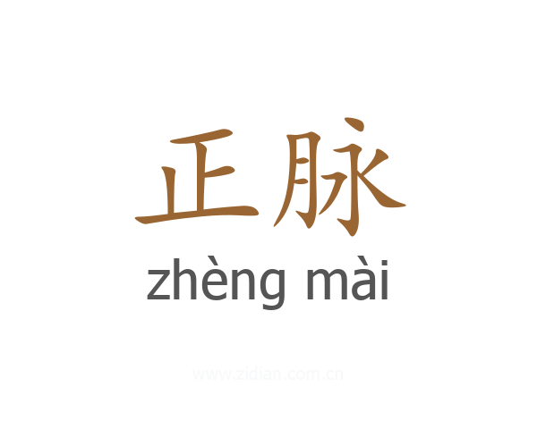正脉