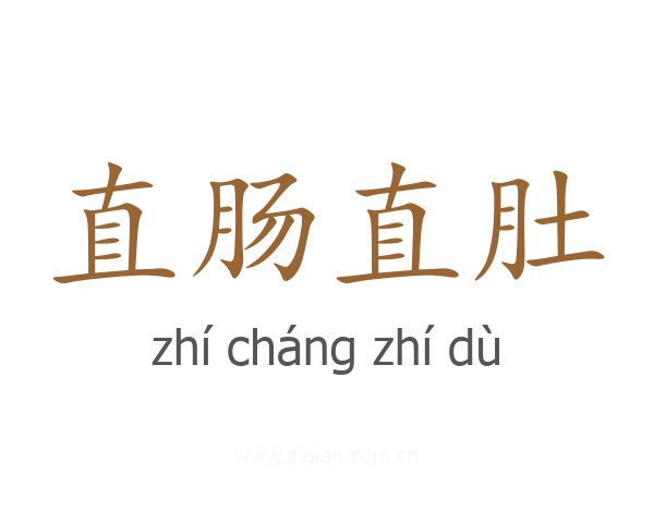 直肠直肚