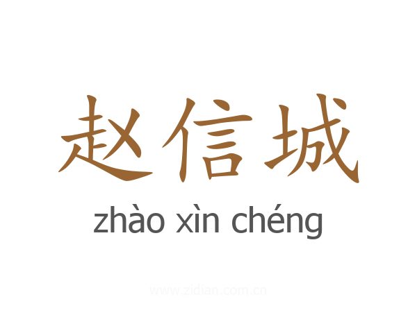 赵信城