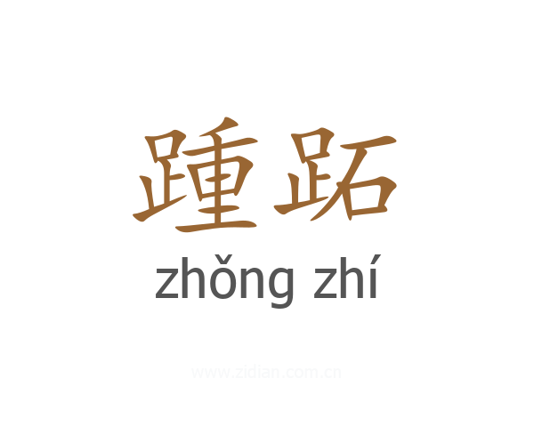 踵跖