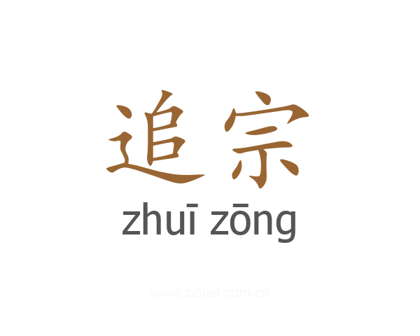 追宗