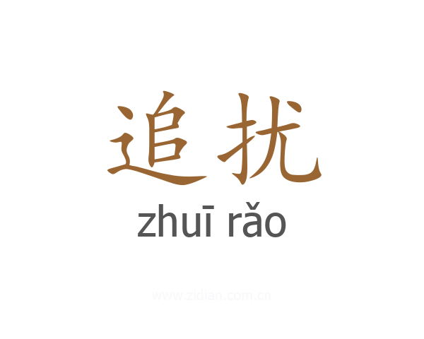 追扰