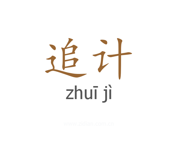 追计