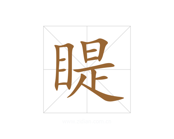 睼